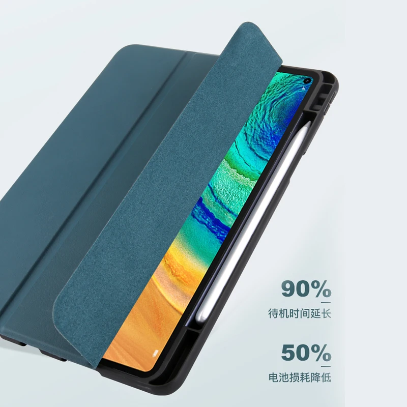 Чехол для Huawei Honor V6 10 4 KRJ W09 с держателем ручки Магнитный чехол подставка Matepad BAH3