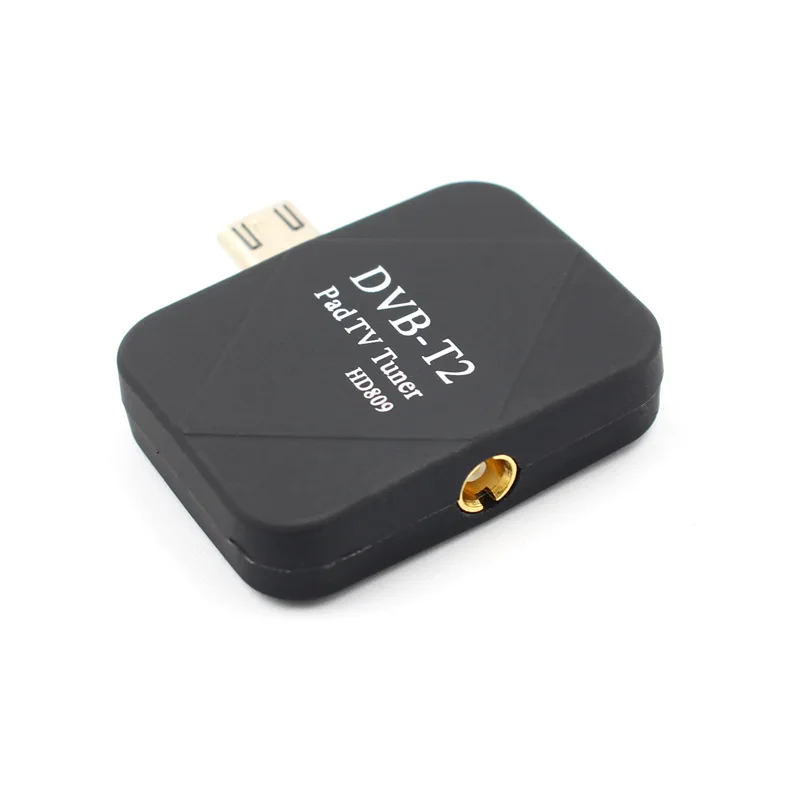 Цифровой DVB-T2 ТВ приемник микро Настройщик USB для Android телефона или Pad с OTG DVB T2 DVB-T PAD HD tv Stick с двойной антенной