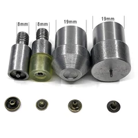 8mm Snap Buttons Rivet Sewing repair Silver/Golden/Black/Bronze Metal snap fastener clasp Children's clothing button Belt buckle 2