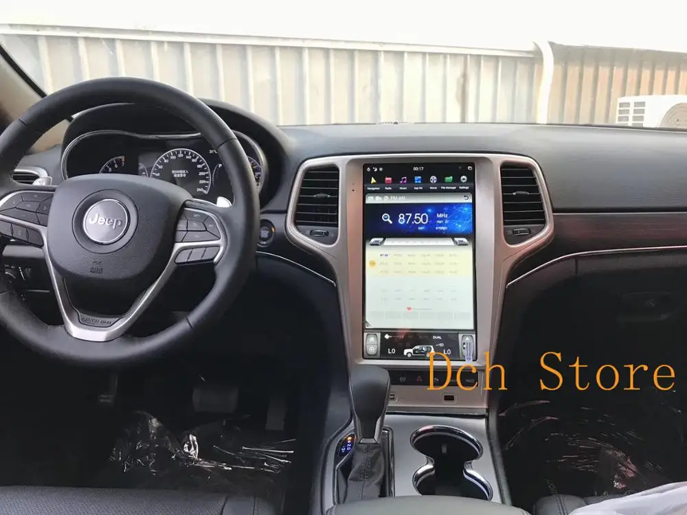 13,6 дюймов вертикальный экран Tesla стиль Android 8,1 автомобильный DVD gps плеер для Jeep Grand Cherokee 2011- px6 carplay радио navi