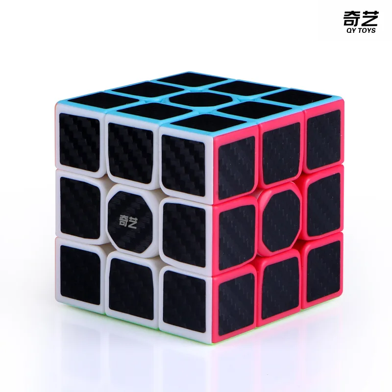 Новинка, 6 шт., QiYi, Магический кубик из углеродного волокна, 2x2x2, 3x3x3, 4x4x4, 5x5x5, набор из плюща и пирамиды, высокоскоростные Кубики-головоломки, развивающие игрушки