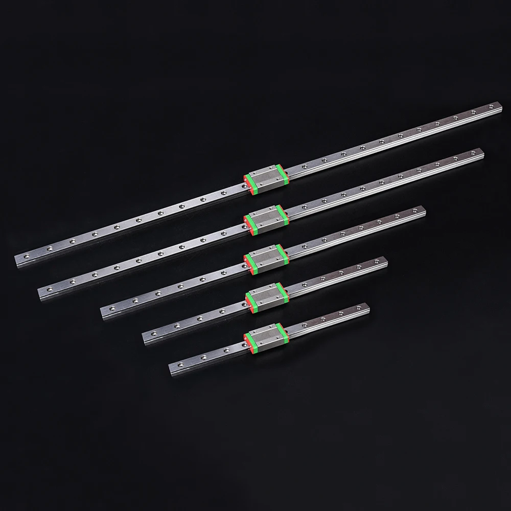 Pаспродажа 3D принтеры Запчасти ось линейная направляющая 12 мм MGN12H 400 450 600 1000 1500 мм линейная рельса с линейным перевозки для принтер Delta