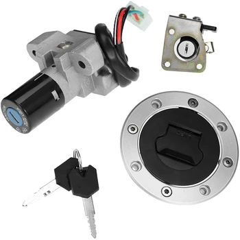 

Ignition Switch Seat Lock Gas Petrol Cap Cover Key Set for Suzuki GS500 89-00 GSX400 GK79A Motorcycle Accessories