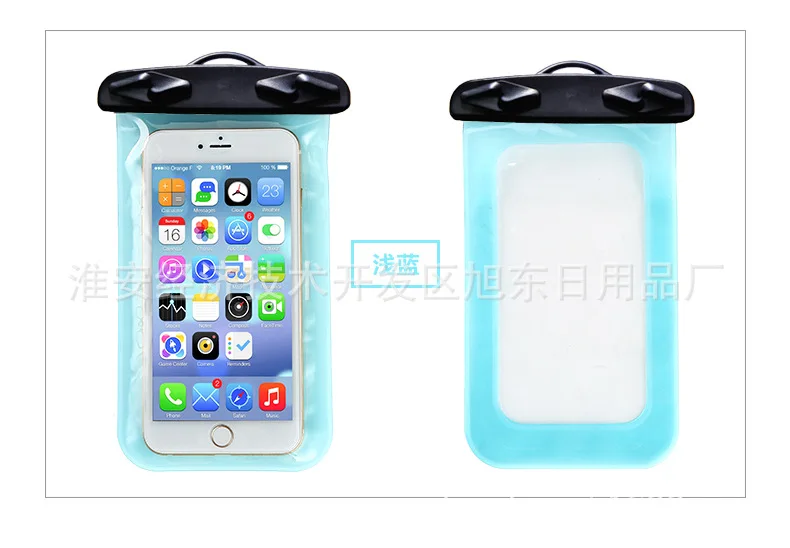 New Style Waterproof PVC Mobile Phone Case Drifting Swimming Diving Transparent Touch Screen Universal Mobile Waterproof Case Ou