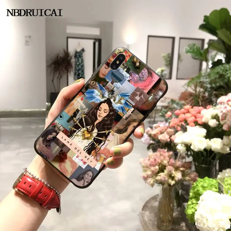 Мягкий чехол для телефона PENGHUWAN Lana Del Rey из черного ТПУ iPhone 11 pro XS MAX 8 7 6 6S Plus X 5S SE