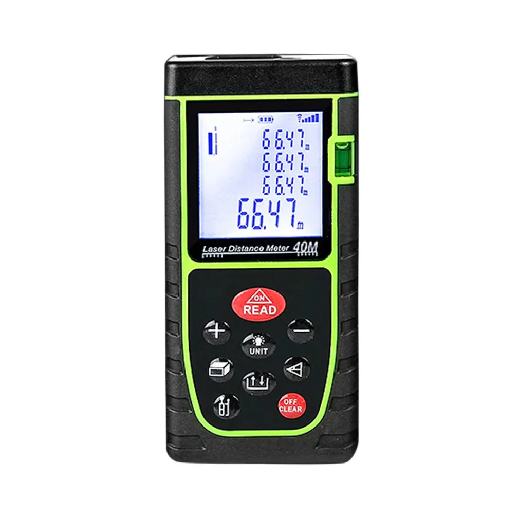 

Portable 40m/60m/80m/100m High Precision Laser Distance Measure Tool Infrared Digital Laser Range Finder Diastimeter