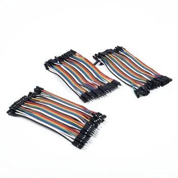 

120x Male To Female Dupont Wire Jumper Cable For Arduino Breadboard Accessory M1