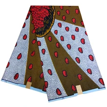 Высокое качество полиэстер африканский нигерийский принт кент батик ткань настоящий голландский воск ткань для шитья вечерние платья 6 ярдов