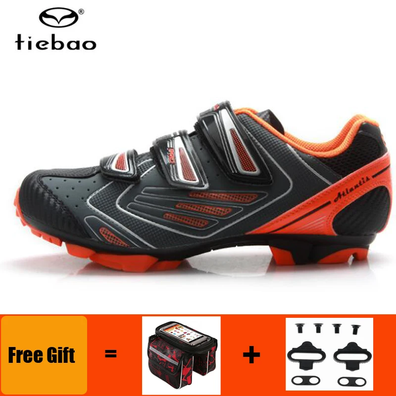 add bag and cleats TIEBAO/Обувь для велоспорта; sapatilha ciclismo; обувь для горного велосипеда; Мужская обувь для велоспорта; zapatillas deportivas mujer; обувь суперзвезды для верховой езды - Цвет: add bag and cleats