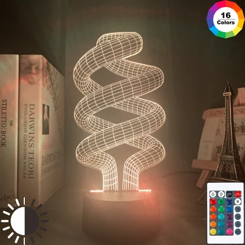 

Cool 3d Illusion Hologram Led Night Lamp Touch Sensor Colorful Nightlight for Living Room Decor Dropshipping Baby Night Light