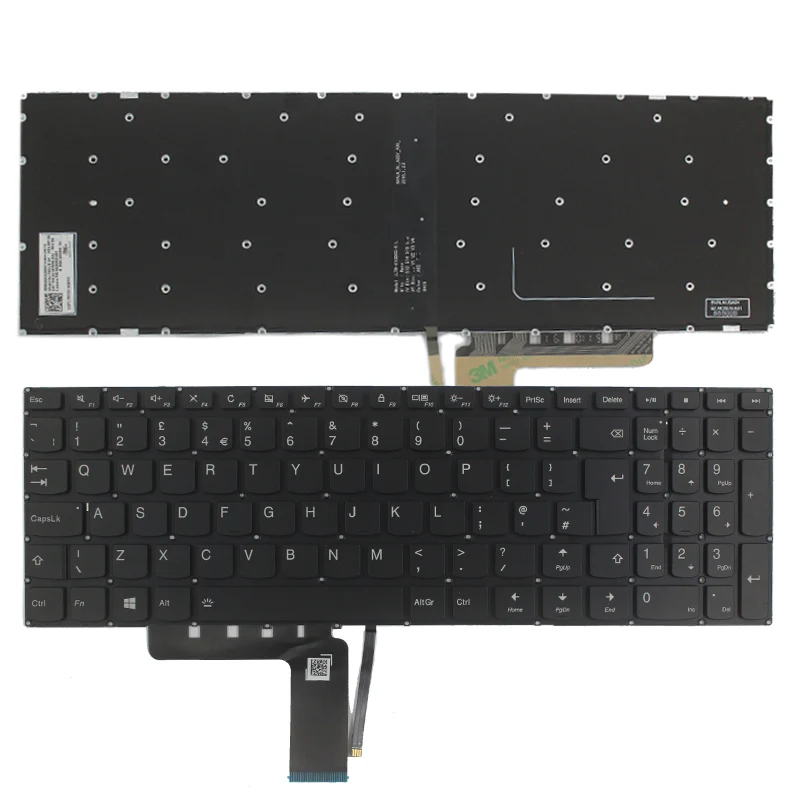 

Новая английская клавиатура для Lenovo V310-15 V310-15ISK V310-15IKB UK, клавиатура для ноутбука с подсветкой