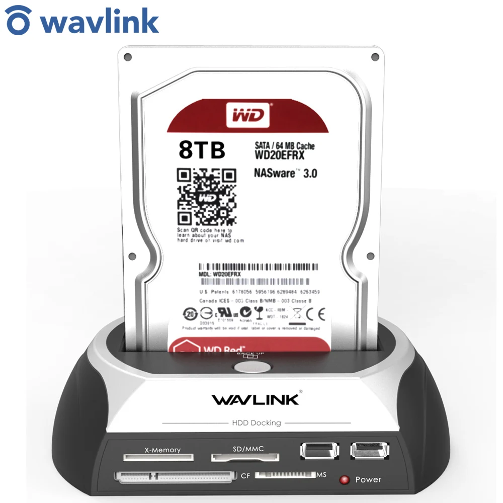 Wavlink все в одном SATA HDD док станция 2 5/3 5 дюйма SSD Внешний жесткий диск Корпус база