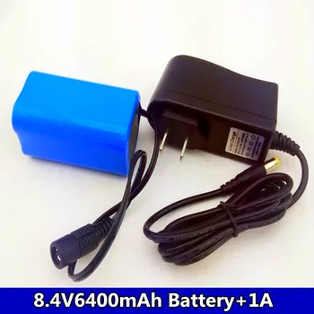 

liitokala 8.4V 6400mAh Battery Bicycle Belt Headlight + Charger + Free Shoping