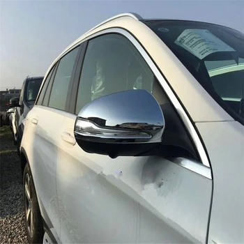 

WELKINRY for Benz GLC X253 coupe C253 2015 2016 2017 2018 2019 2020 ABS chrome side fender wing rearview door back mirror trim