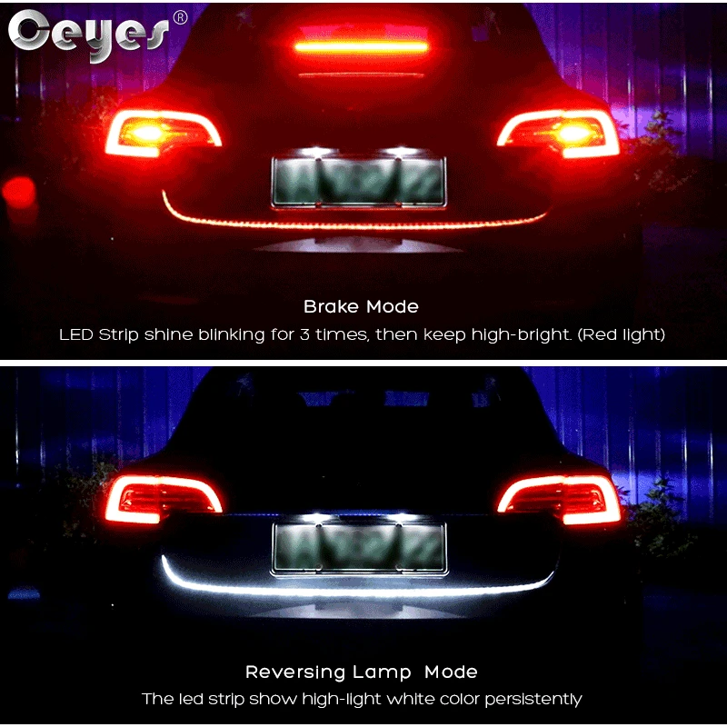 10 动态图 car turn signal led trunk strip Light for car Tail trunk Tailgate strip (10-1 动态图) (2)