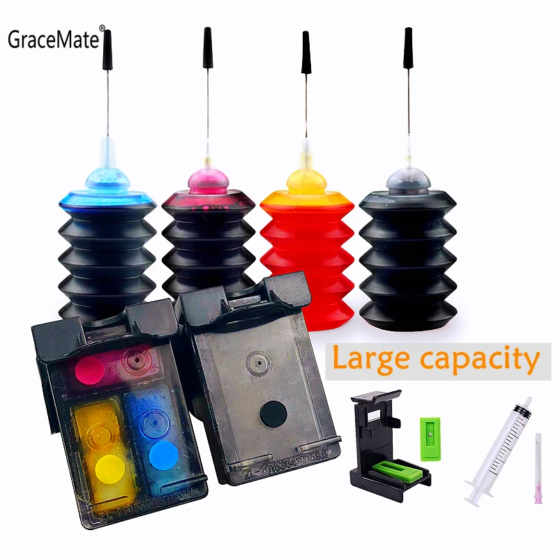 Kit de recarga de tinta para impresora HP 664 XL, recambio de tinta para  impresora a Color HP Deskjet 2675, 1115, 2135, 3635, 2138, 3636, 4535,  4536, 4538|ink cartridge|refillable ink cartridgesrefillable cartridges -  AliExpress