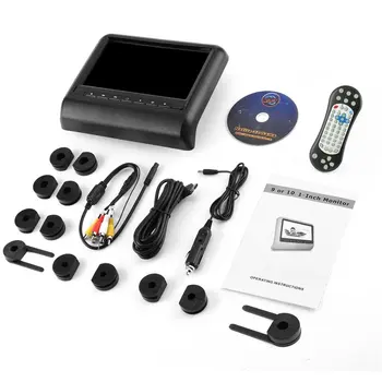 

9" Universal Car Headrest DVD Player 800 x 480 LCD Screen Backseat Monitor