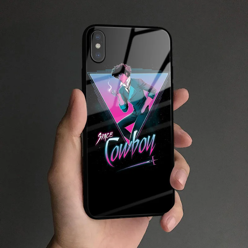 Космический ковбой Bebop Coque мягкий силиконовый стеклянный чехол для телефона, чехол для Apple iPhone 6 6s 7 8 Plus X XR XS 11 Pro max - Цвет: SCBAE 6