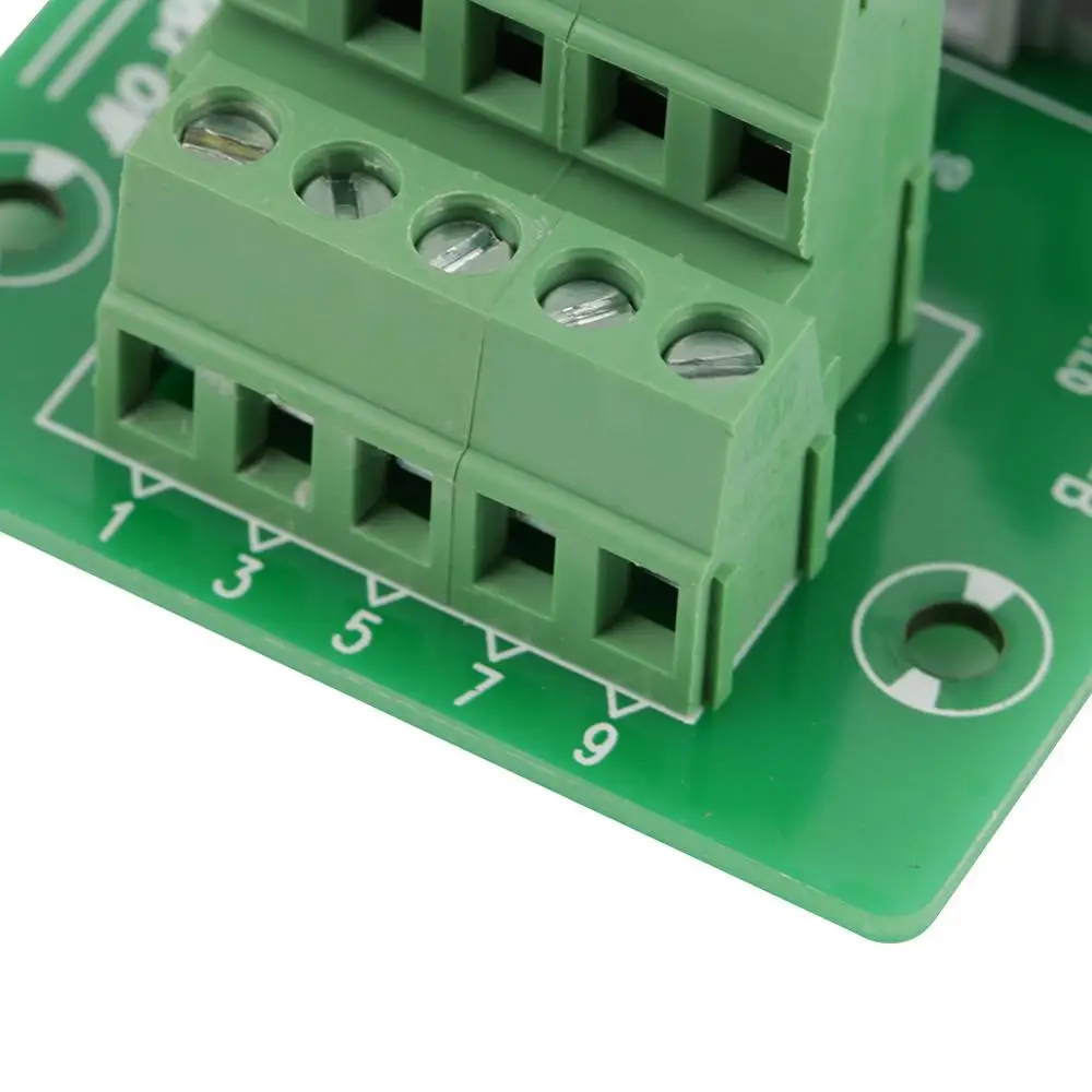 10Pin мужская верхняя переходная плата клеммный блок разъем PLC интерфейс с кронштейном