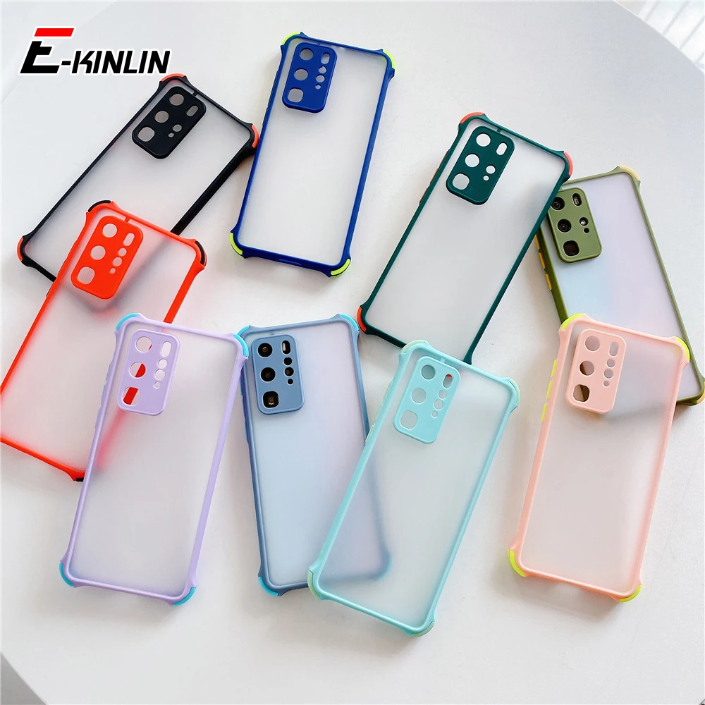 Anti-Fall Camera Lens Protection Back Cover For Vivo Y72 Y52 Y73 Y53s Y51A Y51 Y70 Y50 Matte Soft Candy Color Armor Phone Case | Мобильные