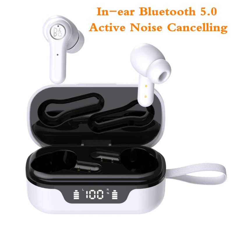 

Wireless Bluetooth Earphones ANC Pro Active Noise Cancelling HD HiFi Stereo Earbuds With Mic Touch Sport Headsets For Smartphone