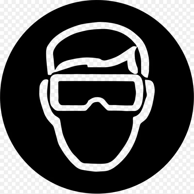 个人防护设备,护目镜,安全标志,眼睛保护.眼镜