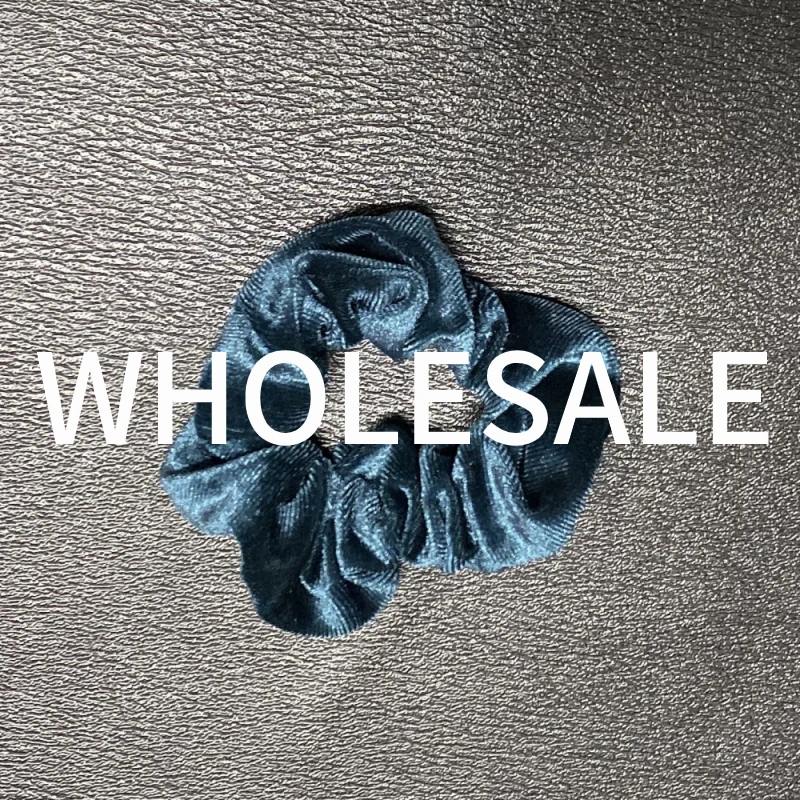 

Woman Velvet Scrunchies Hair Ties Elastic Hairband Hair Accessories coletero pelo mujer Headwear