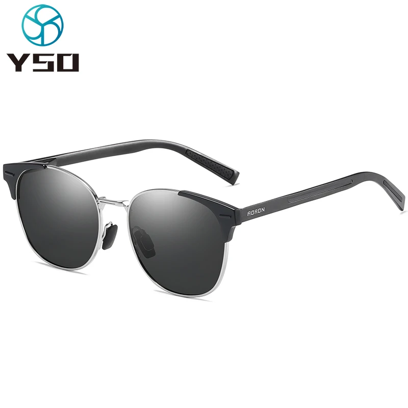 

YSO 2020 Fashion Women Men Sunglasses Polarized UV400 Protection Black Glasses For Car Driving Lady Photochromic Sunglasses 582