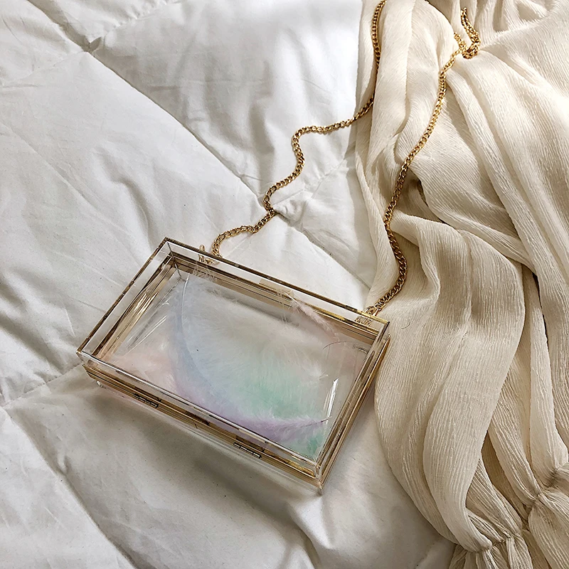MONNET CAUTHY New Arrival Fashion Female Bags Creative Personality Transparent Elegant Crossbody Bag Chic Style Girls Party Flap