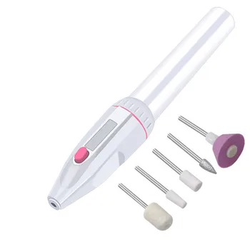 

Mini Nail Art Drill Machine Electric Nail Drills Pen Handpiece Bits Manicure Pedicure Gel Polish File Buffer Nail Art Tools