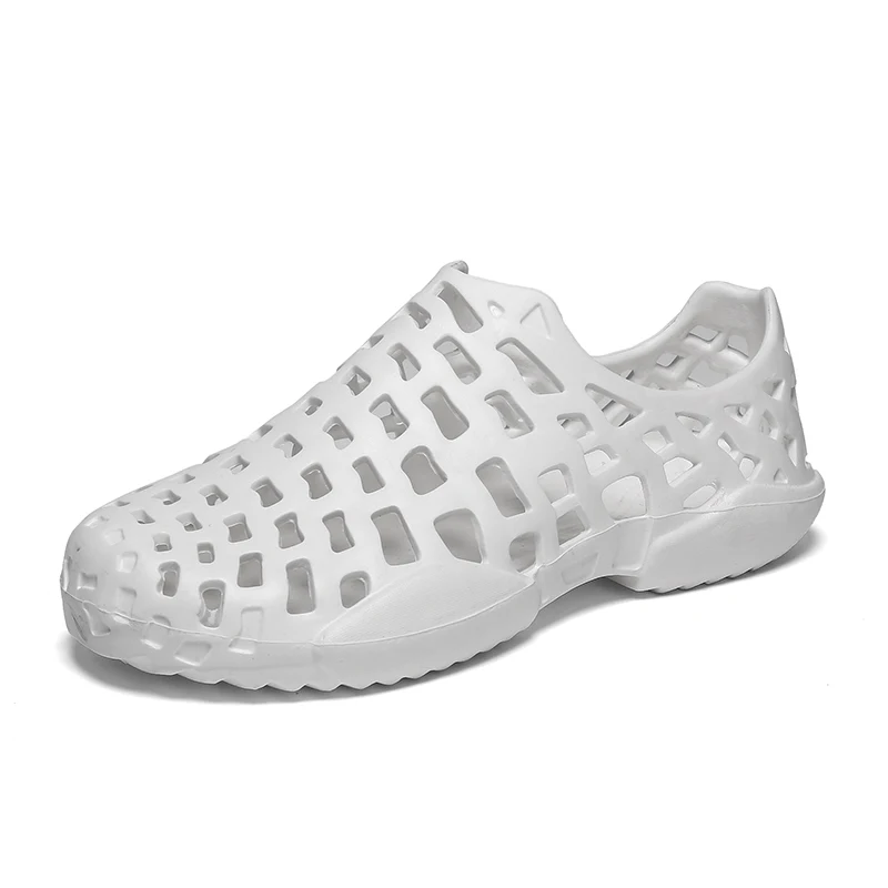 Unisex Home Sandals 2021 Summer Indoor Floor Non-slip Clogs Couple Family Women Men Hotel Bathroom Garden Sandal Mules White