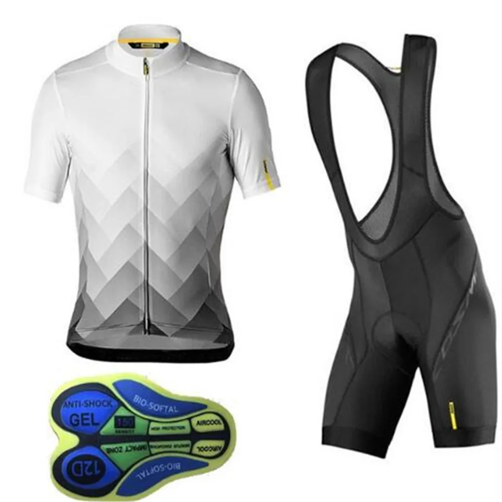 Командная синяя одежда для велоспорта MAVIC, велосипедная Джерси, Ropa, быстросохнущая мужская летняя спортивная одежда для велоспорта, 12D гелевая подкладка, велосипедные шорты