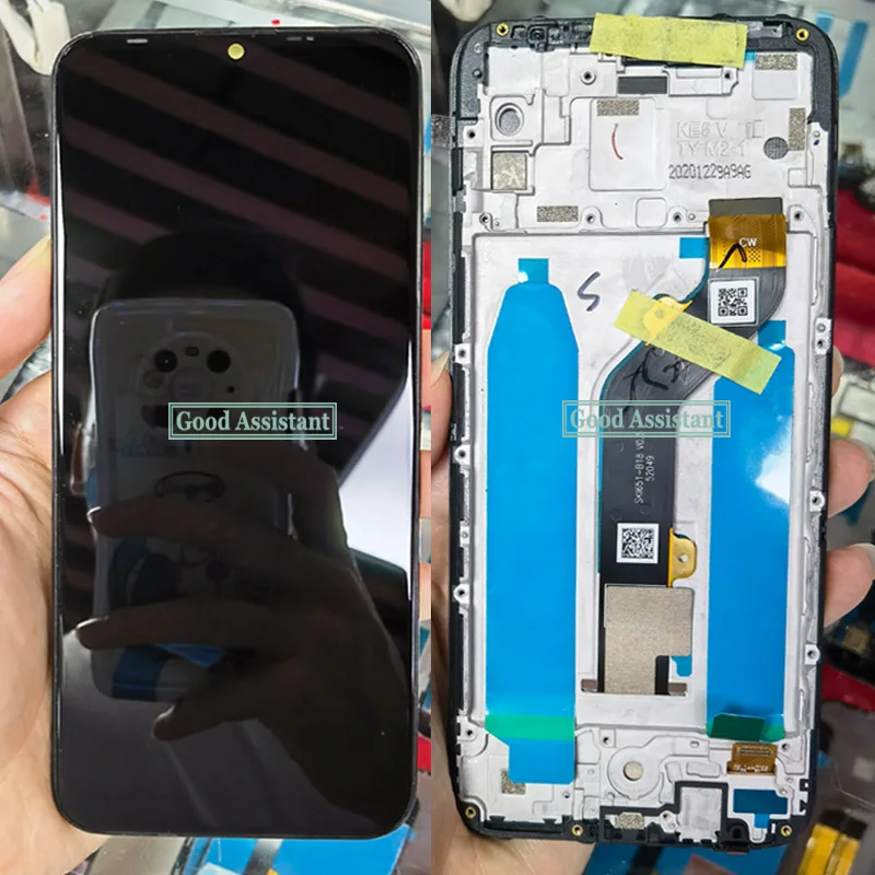 Оригинальный черный 6 52 ''для TECNO Spark Go KE5J Ke5k / SPARK GO 2020 KE5 ЖК-дисплей с рамкой |