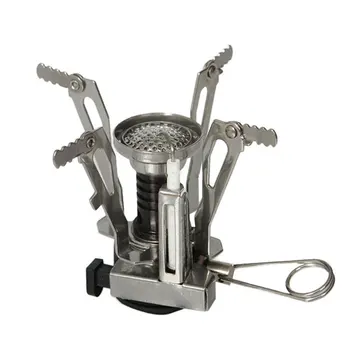 

Aluminum Alloy Mini Camping Stoves Folding Outdoor Gas Stove Portable Furnace Cooking Picnic Split Stoves Cooker Burners