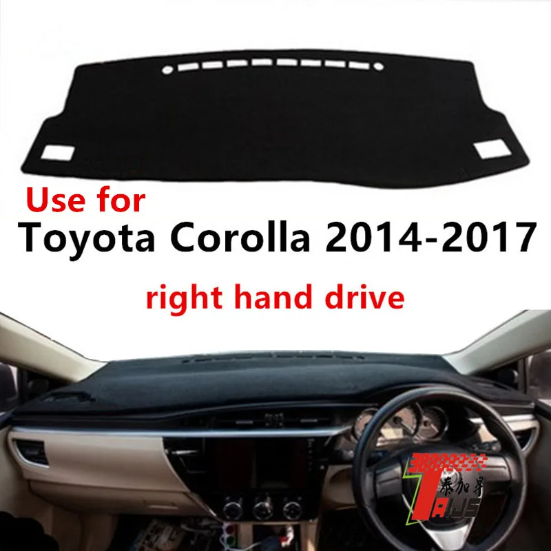 Taijs чехол для приборной панели автомобиля с правым приводом для Toyota Corolla- лавсан 3 цвета коврик для приборной панели автомобиля для Toyota