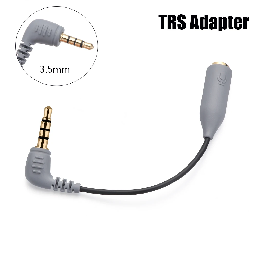 Boya микрофон TRS к TRRS кабель конвертер для Rode 3 5 мм папа женскому адаптера