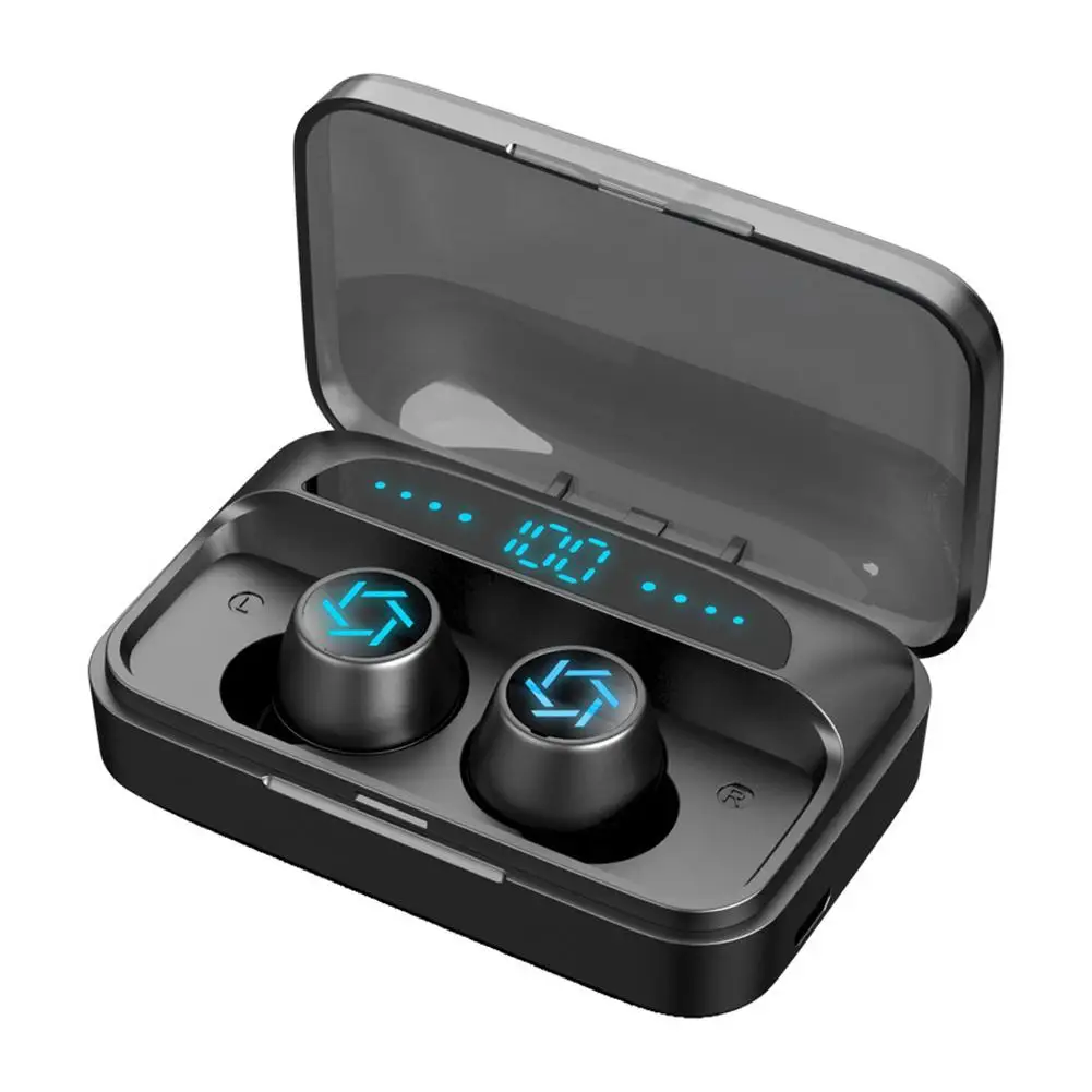 

Wireless Headphones Bluetooth 5.0 Earphone TWS HIFI Mini In-ear Sports Running Headset Support IOS/Android Phones HD Call