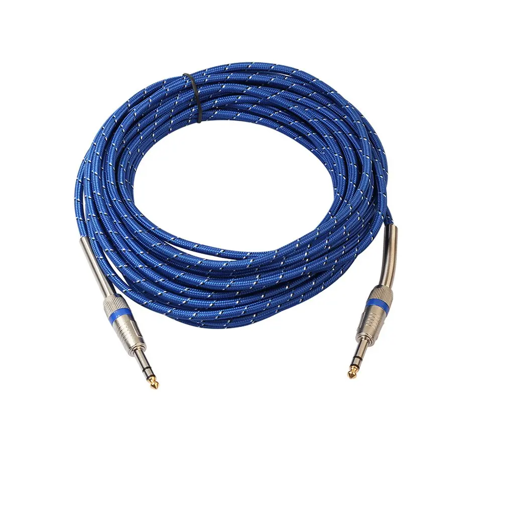 

20m Professional Stereo Male To Male Audio Cable Blue Transmission Speed To Support Multi-Device Data Transmission