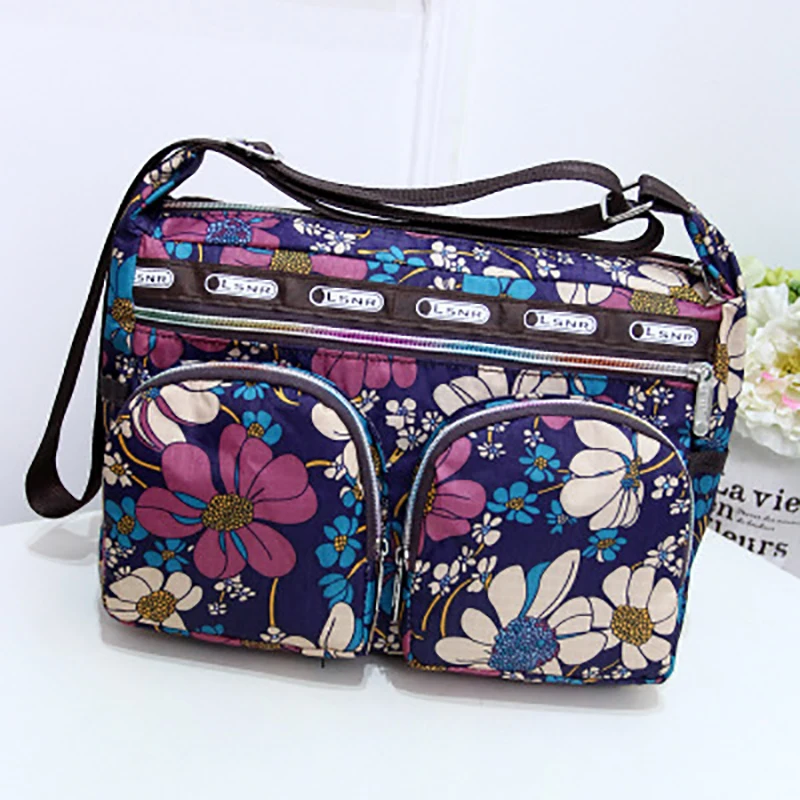 Multifunctional Mommy Diaper Bag Baby Stroller Bag Travel Bag Baby Care Bag Casual Diagonal Waterproof Canvas Nylon Mummy Bag