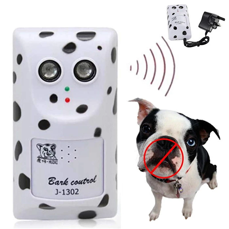 

Mini Ultrasonic Deterrent Bark Stopper Anti No Bark Stop Dog Barking Control Device Hanger Voice Control for Small Medium Dogs