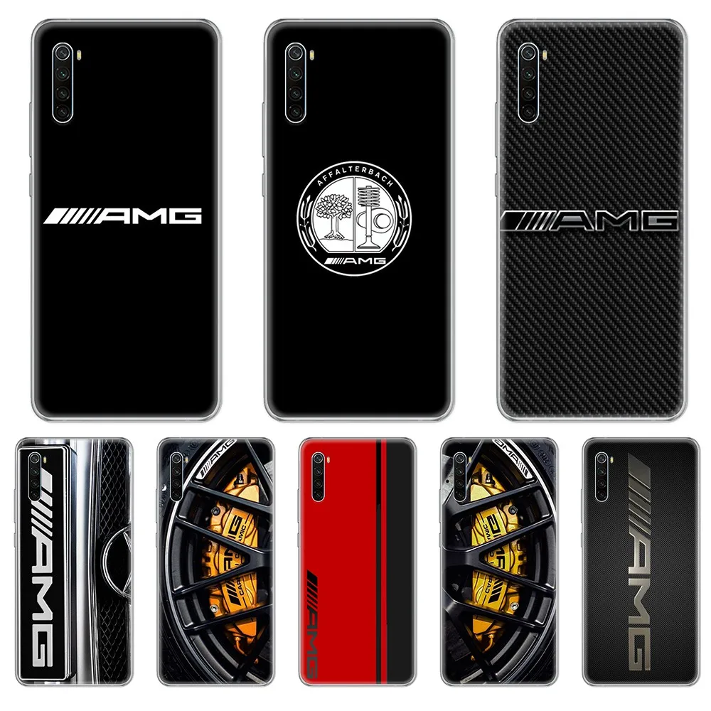 

Luxury Mercedes Benz AMG Car Transparent Phone Case cover For xiaomi Redmi 3S 4A 5A 6A 5 Plus 4X 7 8 8a CC9 K20 Pro K30