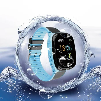 

New Waterproof Kids Child Smart Watches Square Dial Touch Screen Smartwatch Anti-Lost Tracker Baby GPS Wrist Watch Phone