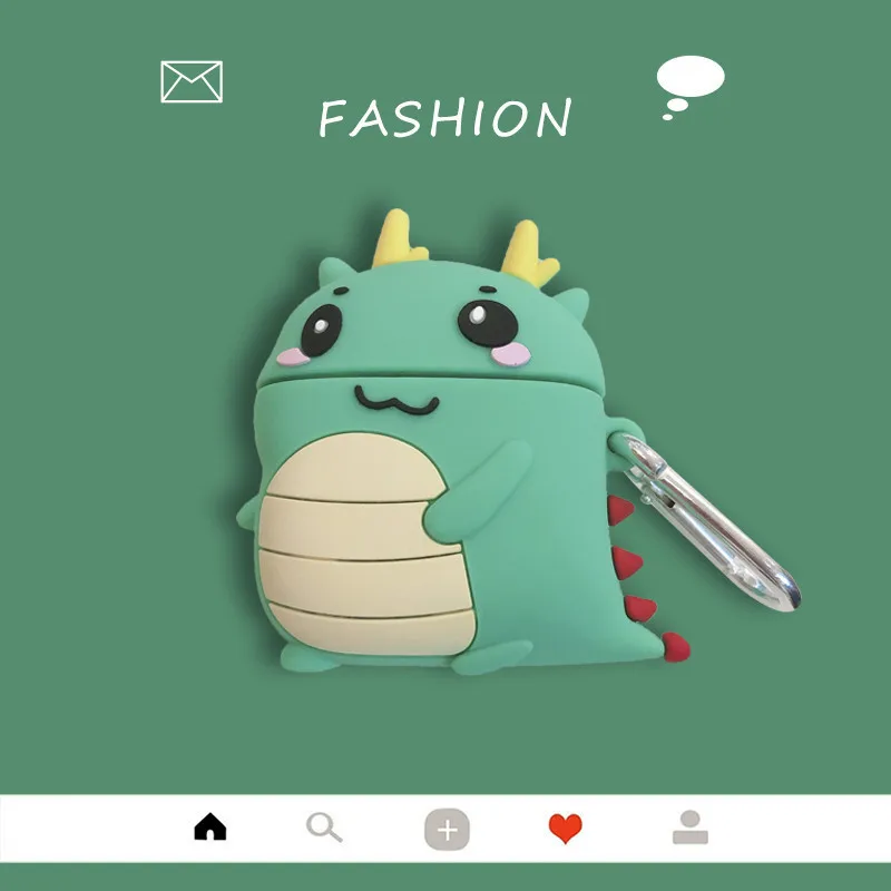 

Couple earphone box for Edifier cute dinosaur earphone shell wireless bluetooth protective cover