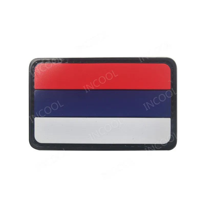 27 PVC 8X5CM No Loop Нашивки с вышивкой в виде русского флага, армейские военные нашивки с черепом, тактические нашивки с эмблемой, нашивки с вышивкой в виде русского солдата - Цвет: 27 PVC 8X5CM No Loop