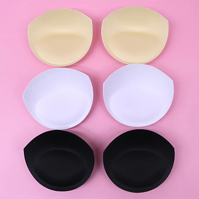 6pcs 3pair Sexy Women's Bra Pads Insert Removable Padding Brassiere Breast Enhancer sopnge Push Up Cups for Swimsuits Bikini bra pads inserts