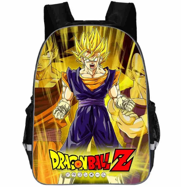 Dragon Ball рюкзак Ультра инстинкт Гоку Z Вегета супер Saiyain повседневные школьные сумки для маленьких мальчиков и девочек подростков Mochilas Bolsa - Цвет: as picture