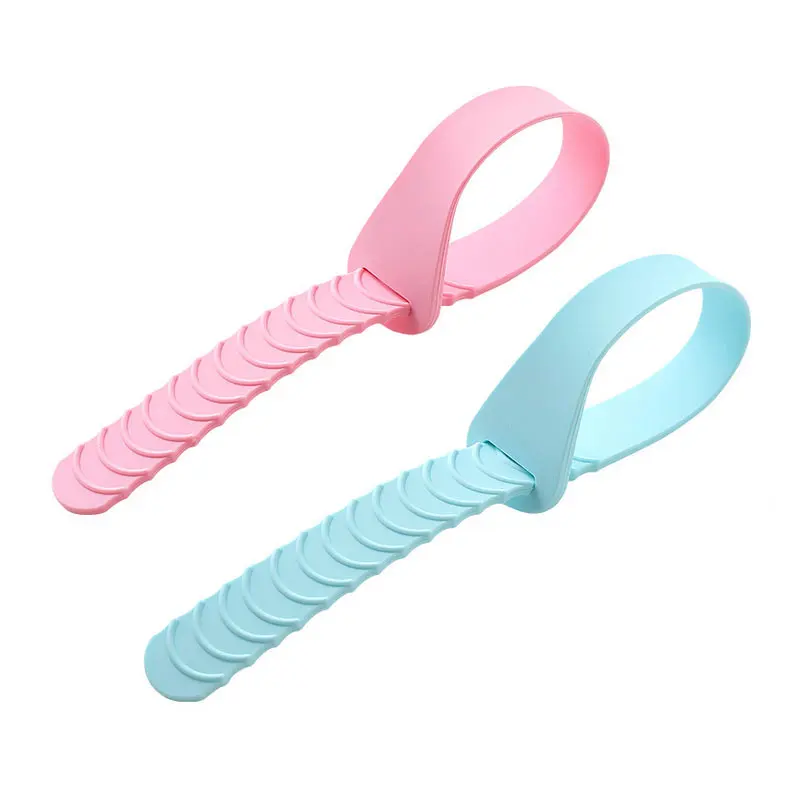 1pcs European Toilet Seat Lifters convenient to silicone Toilet lid device is mention Toilet potty ring handle home Bathroom