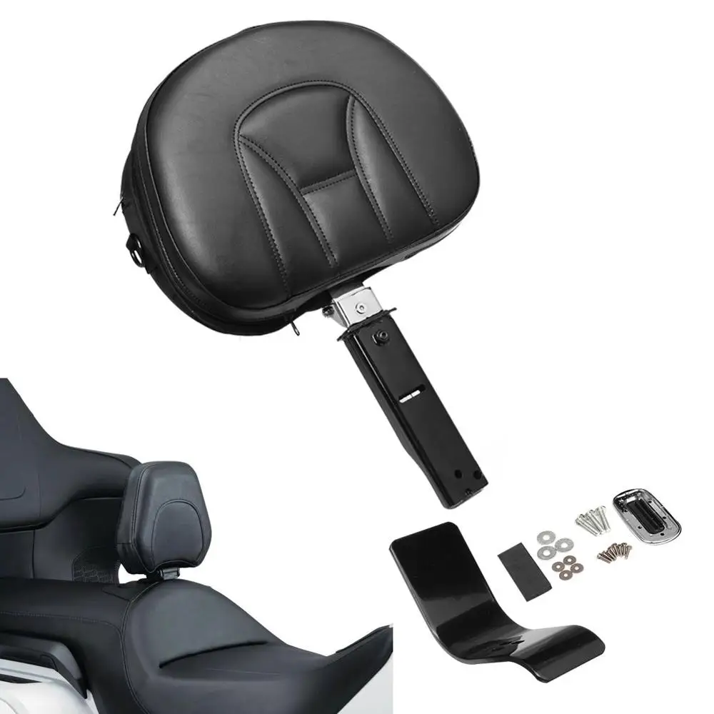 

Motorcycle Front Adjustable New Plug In Driver Rider Seat Backrest Kit For Honda Goldwing GL1800 2000-2017