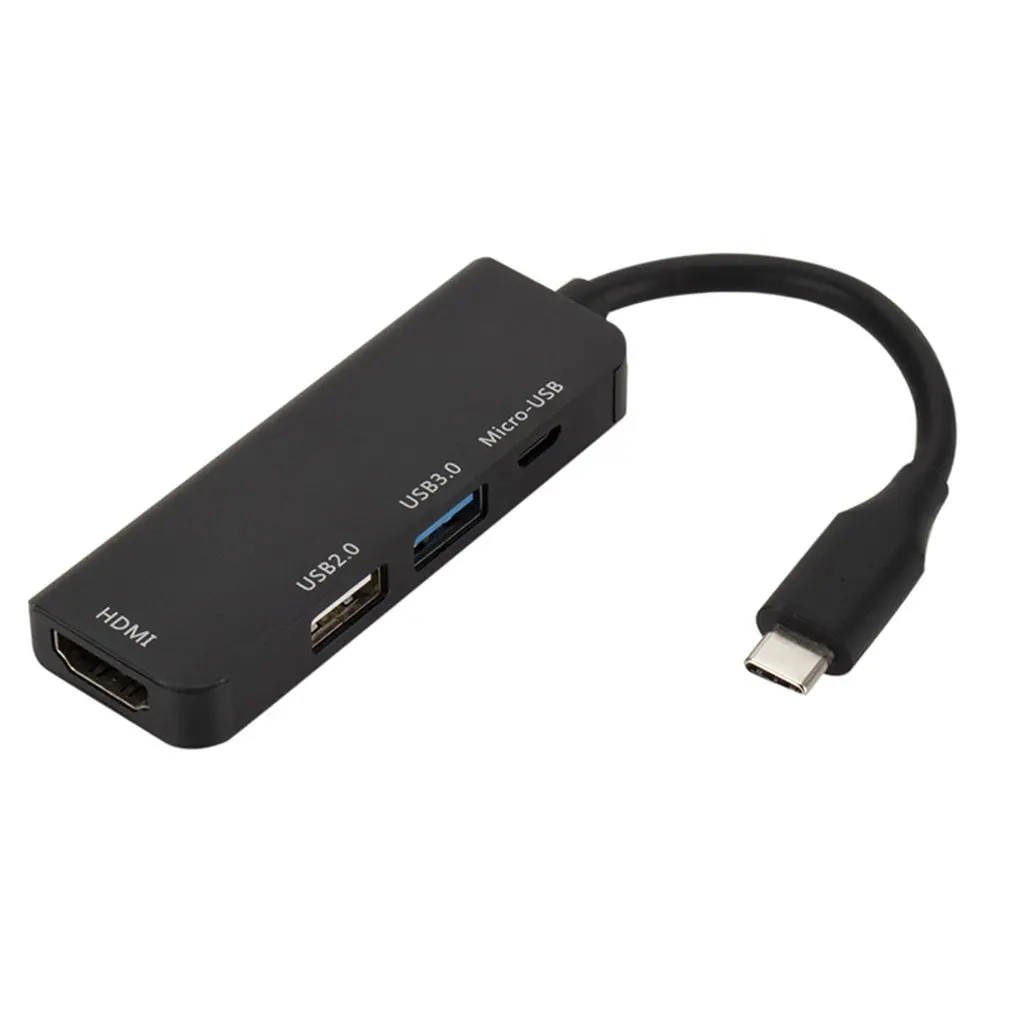 

HUB Tpye-C to Micro USB 3.0 2.0 HDMI Thunderbolt 4 Port Splitter Adapter Compatible for MacBook Pro Samsung Galaxy