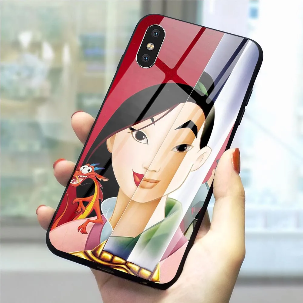 

Anime Movie Mulan Tempered Glass Phone Cover For iPhone 6 Plus Case 5 5S SE 6 6S 7 8/6S 7 8 Plus X XS XR Xs Max